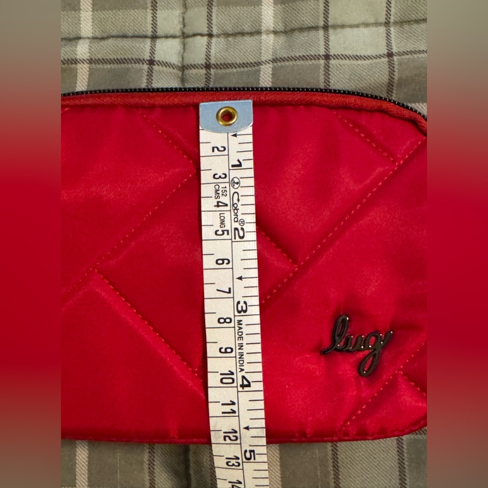 Lug Quilted Red Convertible Belt/Crossbody Bag - Picture 7 of 8